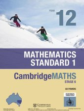 book Cambridge Maths Stage 6 NSW Standard 1 Year 12