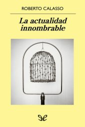 book La actualidad innombrable