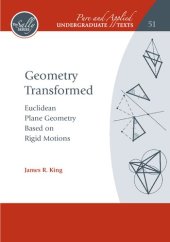 book Geometry Transformed: Euclidean Plane Geometry Based on Rigid Motions