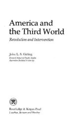 book America and the Third World. Revolution and Intervention