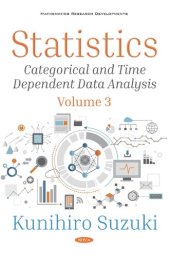 book Statistics. Volume 3, Categorical and time dependent data analysis