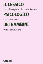 book Il lessico psicologico dei bambini. Origine ed evoluzione