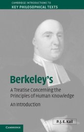 book Berkeley's A Treatise Concerning the Principles of Human Knowledge: An Introduction