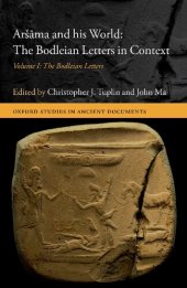 book Aršāma and his World: The Bodleian Letters in Context, Volume I: The Bodleian Letters