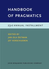 book Handbook of Pragmatics: 23rd Annual Installment