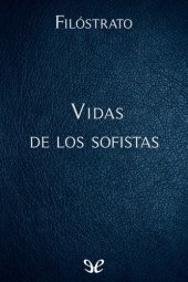 book Vidas de los sofistas