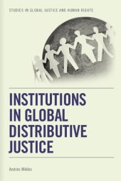 book Institutions in Global Distributive Justice