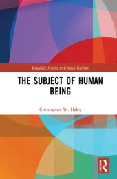 book The Subject of Human Being