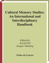 book Cultural Memory Studies: An International and Interdisciplinary Handbook