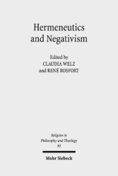 book Hermeneutics and negativism : existential ambiguities of self-understanding