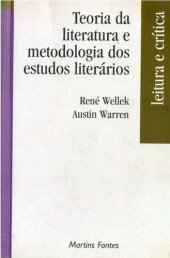 book Teoria da Literatura e Metodologia dos Estudos Literários