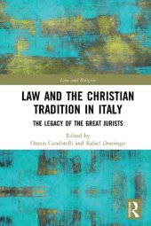 book Law and the Christian Tradition in Italy: The Legacy of the Great Jurists