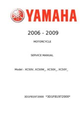 book XC50V 2005 SERVICE MANUAL @2008 by Yamaha Motor Taiwan Co., Ltd. Second Edition, November 2008