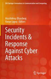 book Security Incidents & Response Against Cyber Attacks