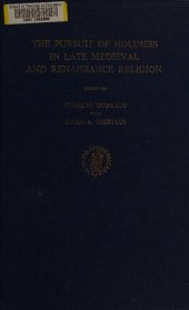 book The pursuit of holiness in late medieval and Renaissance religion