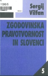 book Zgodovinska pravotvornost in Slovenci