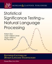 book Statistical Significance Testing for Natural Language Processing