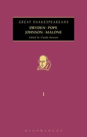 book Dryden, Pope, Johnson, Malone