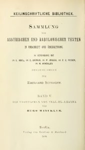 book Sammlung von assyrischen und babylonischen Texten in Umschrift und Übersetzung