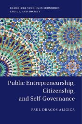 book Public Entrepreneurship, Citizenship, and Self-Governance