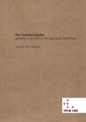 book Da transcriação: poética e semiótica da operação tradutora