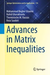 book Advances in Matrix Inequalities