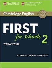 book Cambridge English First for Schools 2 Student's Book with answers: Authentic Examination Papers (FCE Practice Tests)