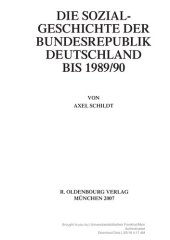 book Die Sozialgeschichte der Bundesrepublik Deutschland bis 1989/90