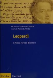 book Leopardi. Profili di storia letteraria