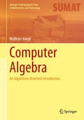 book Computer Algebra: An Algorithm-Oriented Introduction