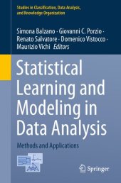 book Statistical Learning and Modeling in Data Analysis: Methods and Applications