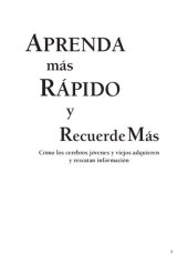 book APRENDA más RÁPIDO y Recuerde Más