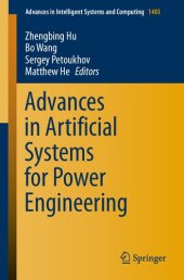 book Advances in Artificial Systems for Power Engineering