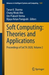 book Soft Computing: Theories and Applications: Proceedings of SoCTA 2020