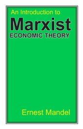 book An Introduction to Marxist Economic Theory