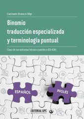 book Binomio traducción especializada y terminología