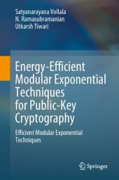 book Energy-Efficient Modular Exponential Techniques for Public-Key Cryptography: Efficient Modular Exponential Techniques