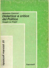 book Dialettica e critica del Politico. Saggio su Hegel