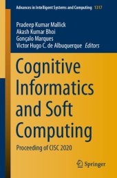 book Cognitive Informatics and Soft Computing: Proceeding of CISC 2020