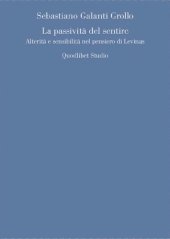 book La passività del sentire. Alterità e sensibilità nel pensiero di Levinas