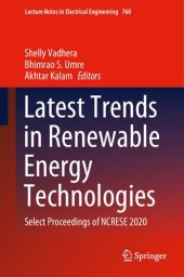 book Latest Trends in Renewable Energy Technologies: Select Proceedings of NCRESE 2020