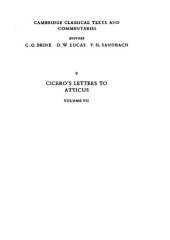 book Cicero's letters to Atticus. Volume VII, Indices to volumes I-VI