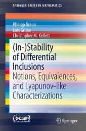 book (In-)Stability of Differential Inclusions: Notions, Equivalences, and Lyapunov-like Characterizations