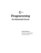 book C Programming - An Advanced Course