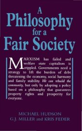 book Philosophy for a Fair Society