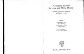 book Normative Systems in legal and moral theory. Festschrift for Carlos E. Alchourron and Eugenio Bulygin