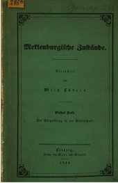 book Der Bürgerkrieg in der Ritterschaft