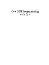 book C++ GUI Programming with Qt 4