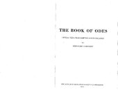 book The Book of Odes : Chinese Text , Transcription and Translation ( Shijing )