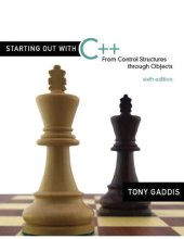 book Starting Out with C++: From Control Structures through Objects